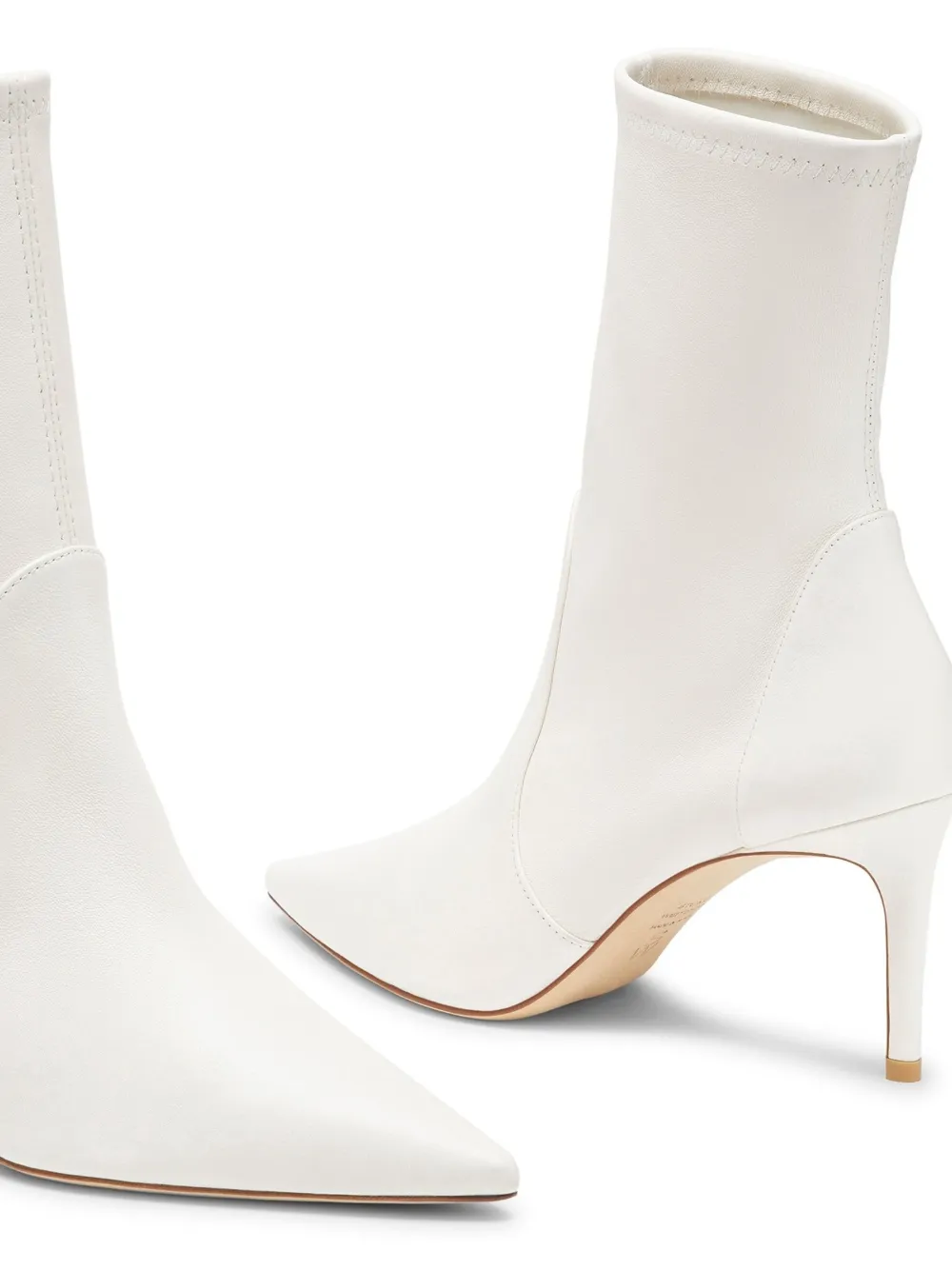 Stuart Weitzman 75mm Power pointed-toe boots Neutrals