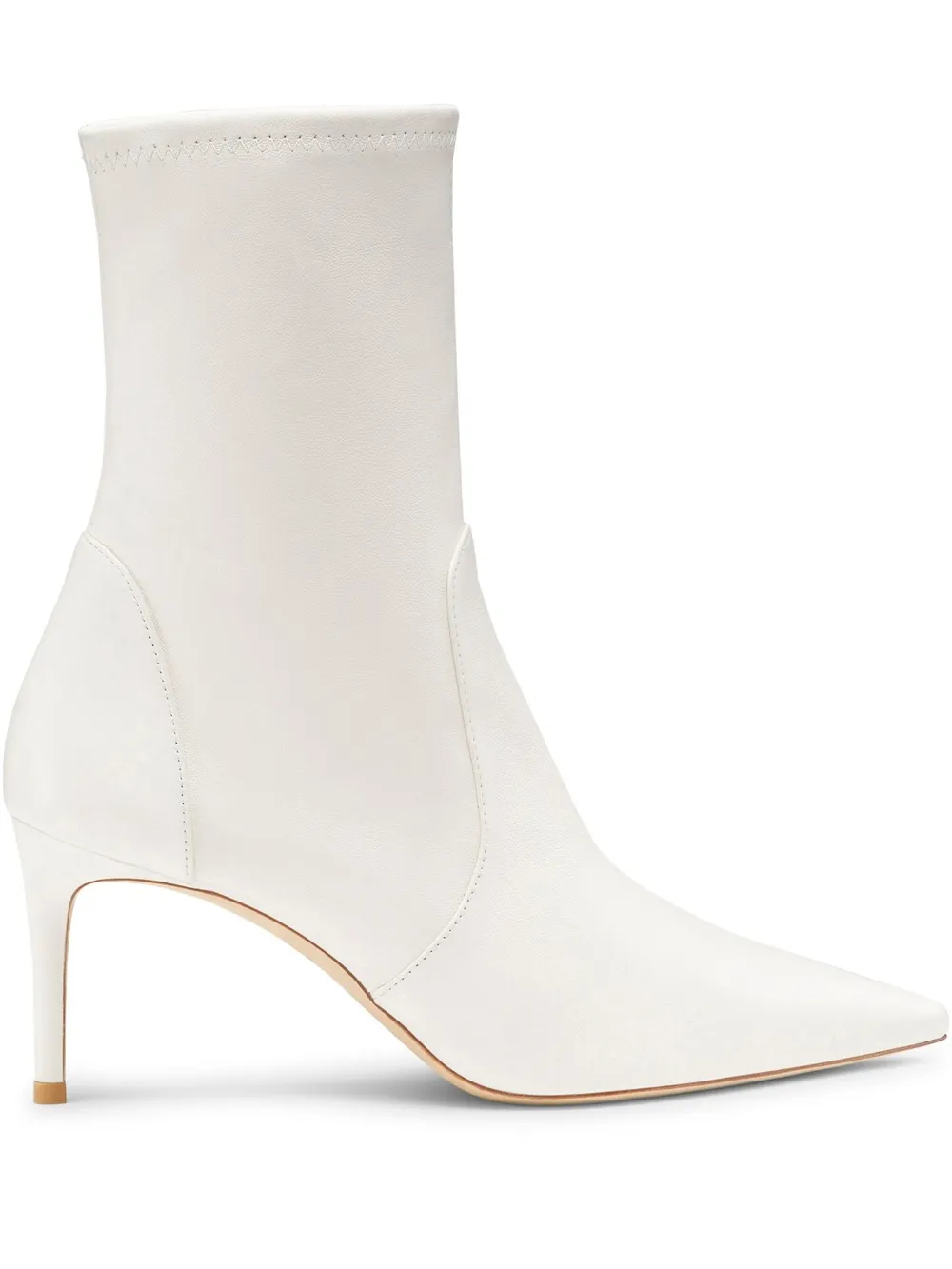 Stuart Weitzman 75mm Power Pointed-toe Boots In Neutral
