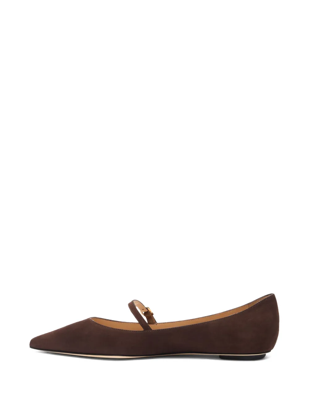 Stuart Weitzman Emilia pointed-toe ballet flats Brown