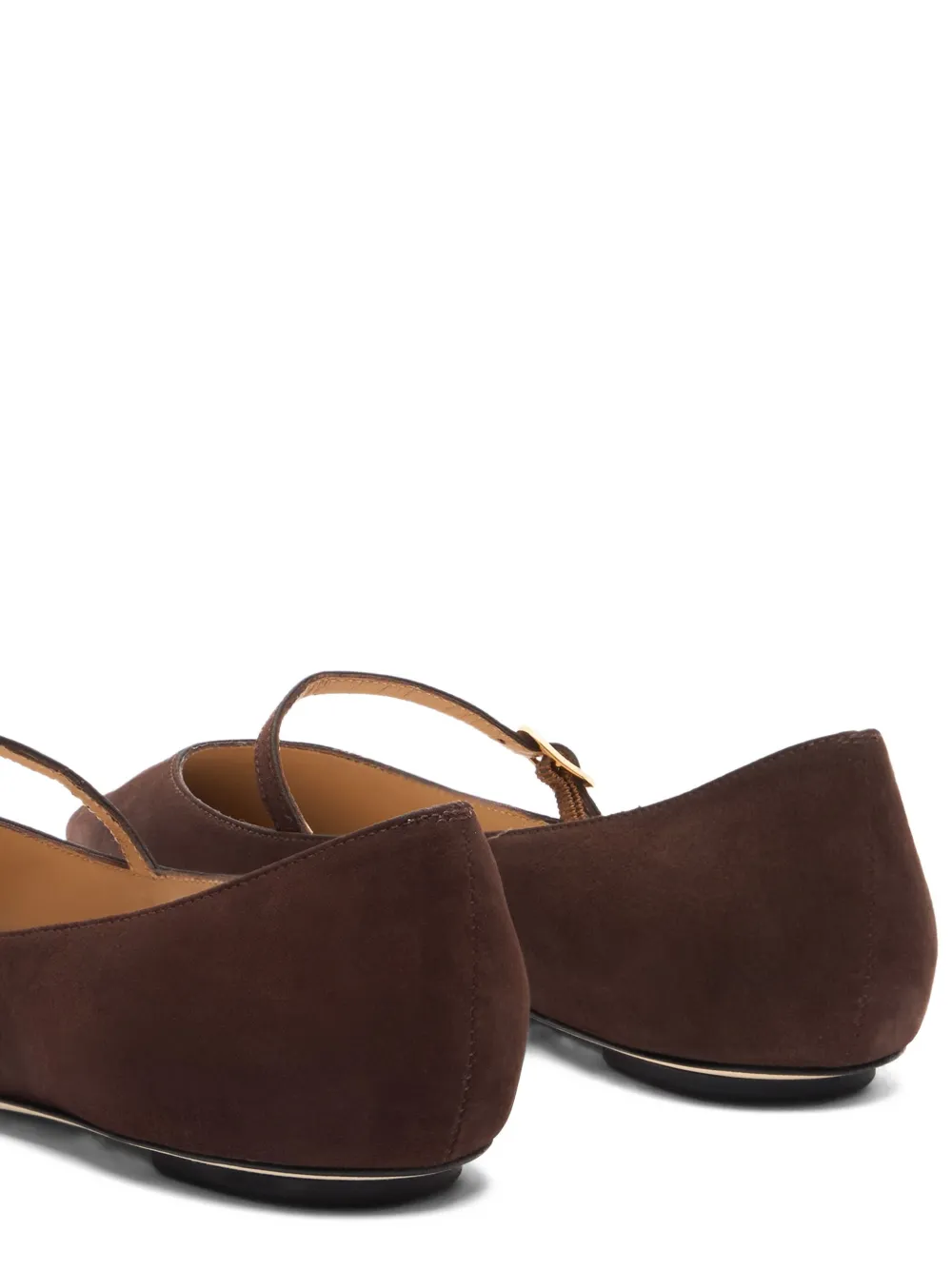 Stuart Weitzman Emilia pointed-toe ballet flats Brown