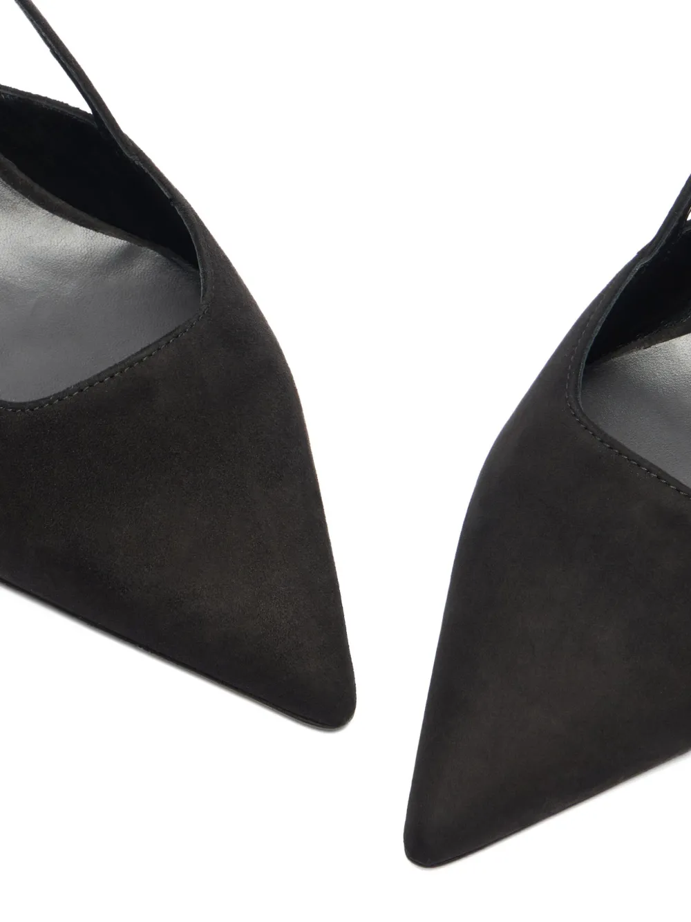 Stuart Weitzman 50mm Vinnie slingback pointed-toe pumps Black