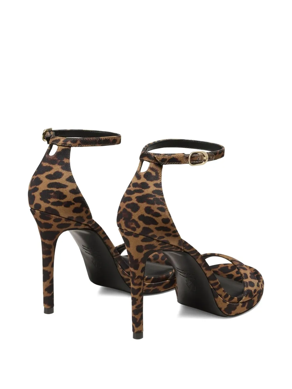 Stuart Weitzman platform ankle-strap sandals Brown
