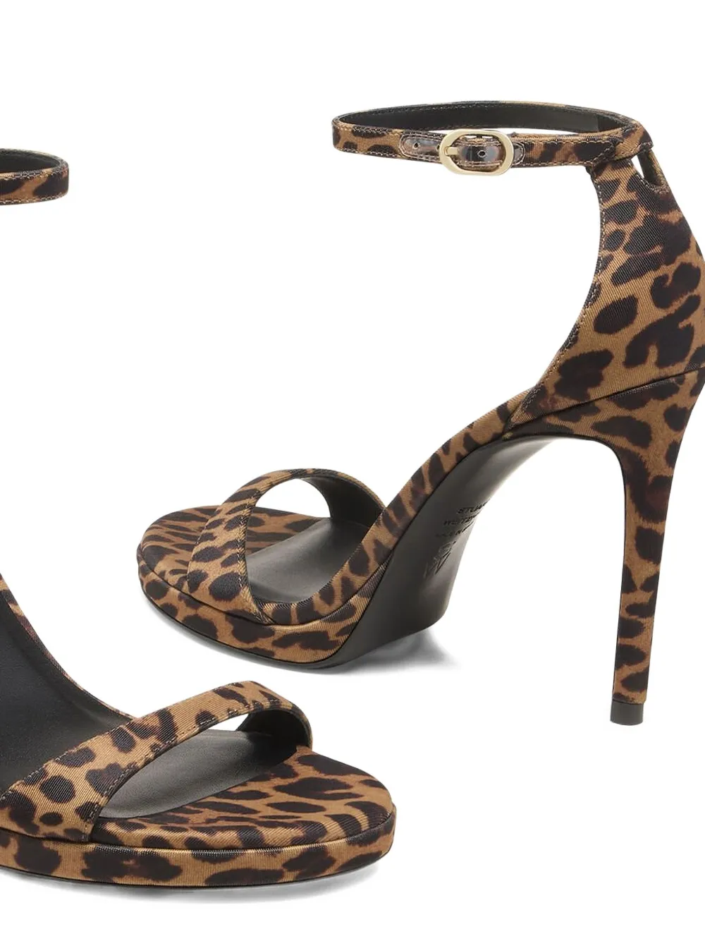 Stuart Weitzman platform ankle-strap sandals Brown