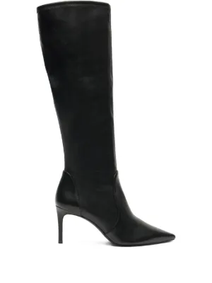 Balenciaga レザー ヒールブーツ | ブラック | FARFETCH JP