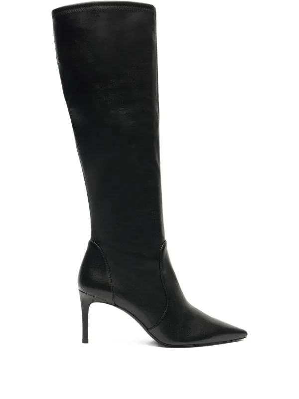 Stuart Weitzman Knee-high Pointed-toe Boots in Black