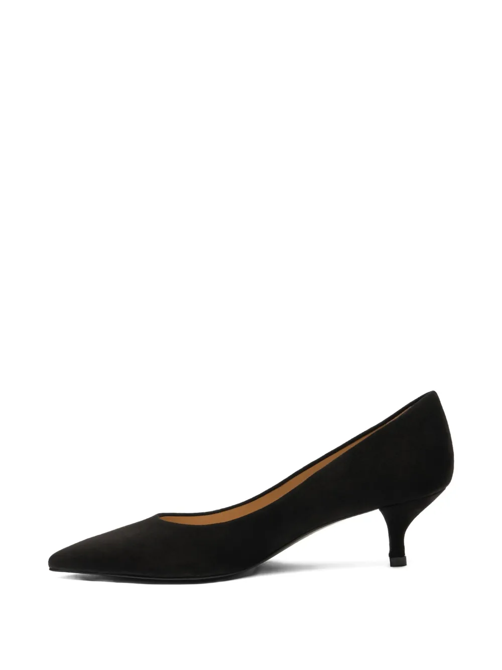 Stuart Weitzman 50mm Stuart power kitten-heel pumps Black