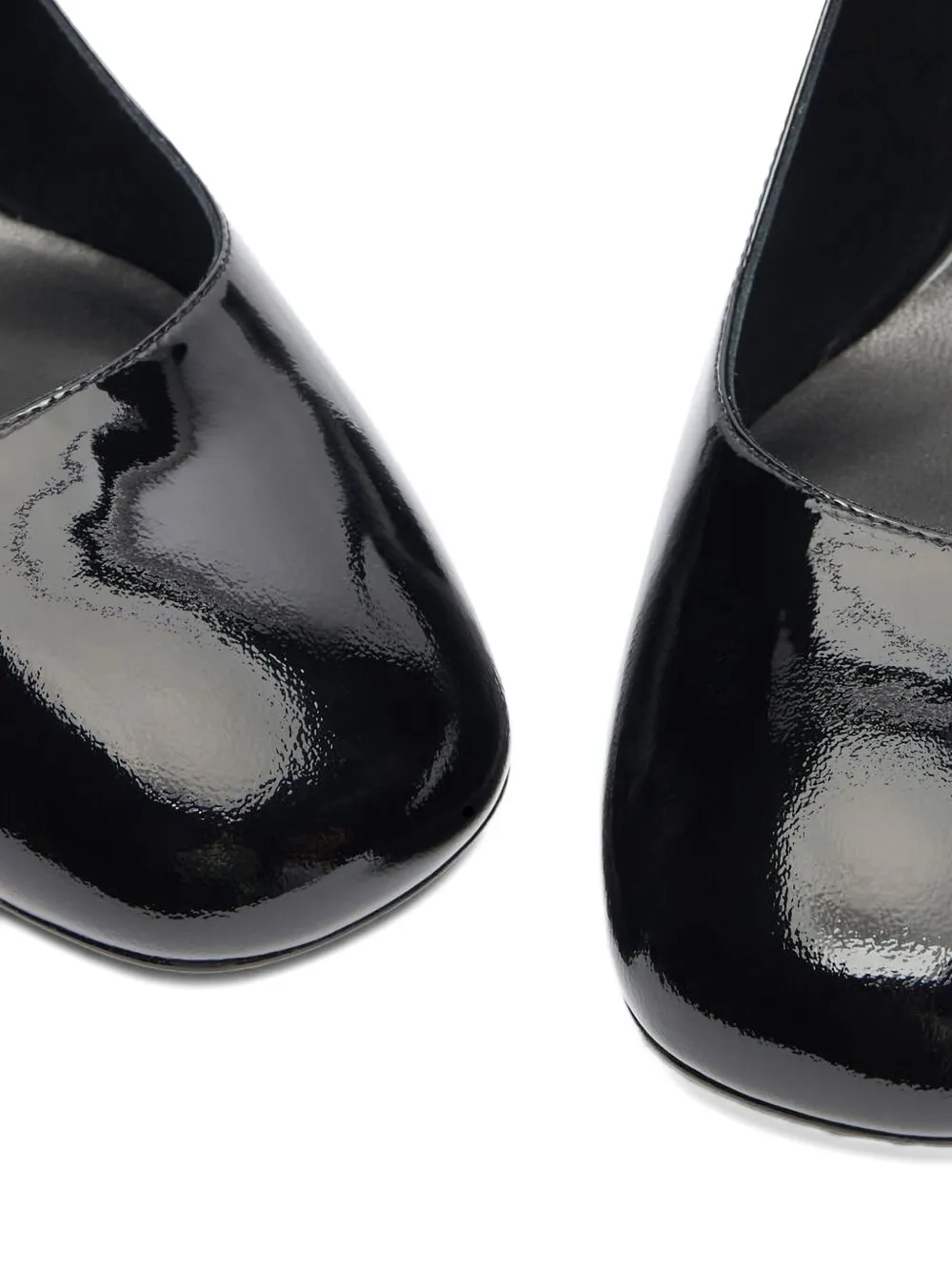 Stuart Weitzman Patent Leather Buckle Pumps In Black