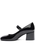 Stuart Weitzman patent leather buckle pumps - Black
