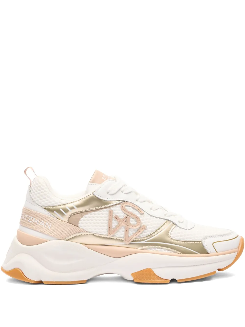Stuart Weitzman Sw Mesh Sneakers In Neutral