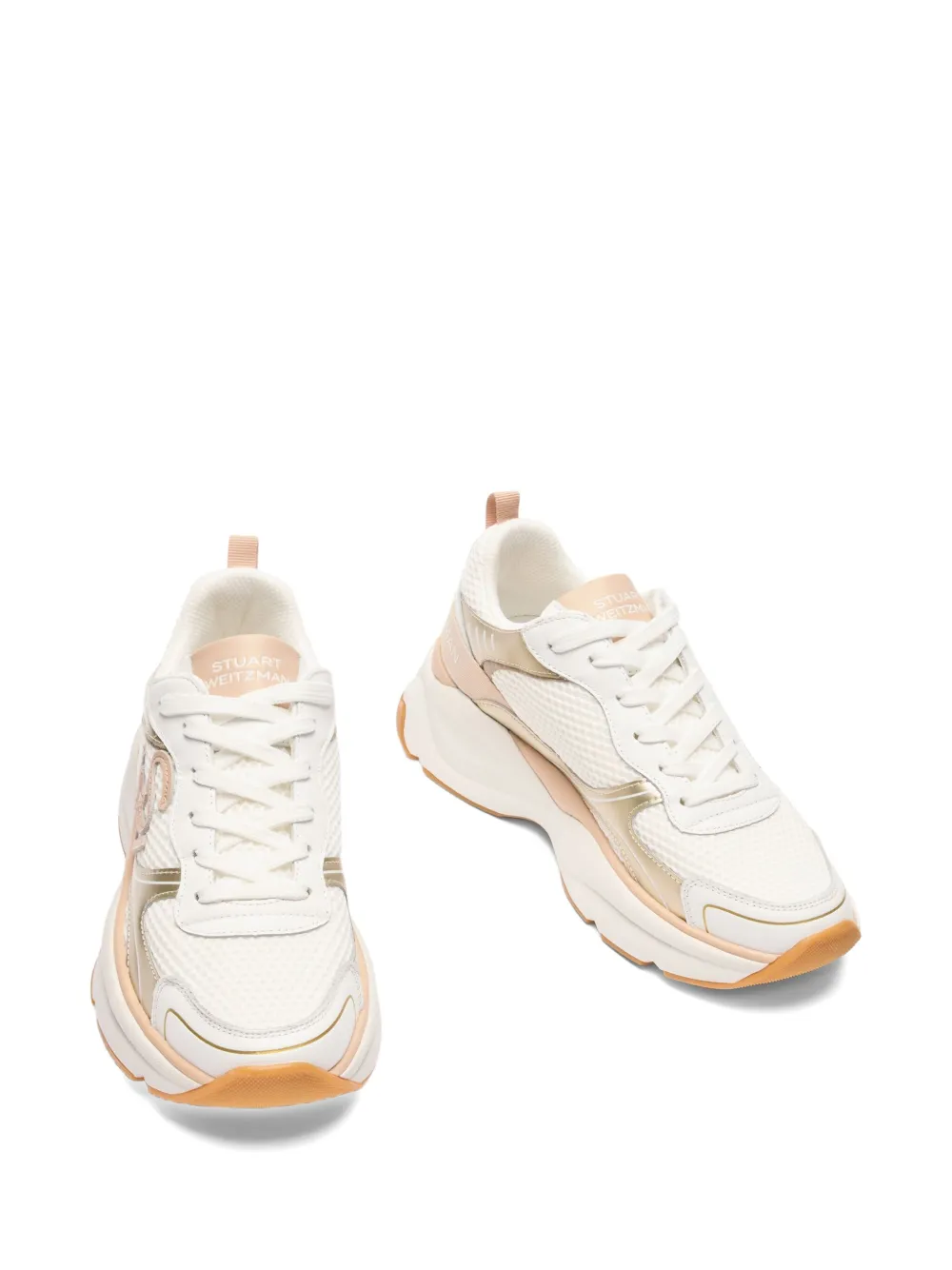 Stuart Weitzman SW mesh sneakers Neutrals