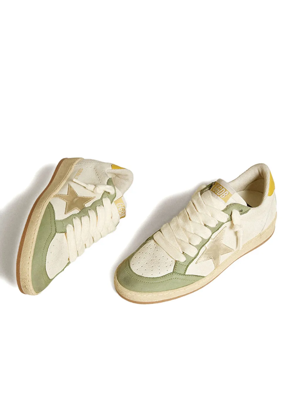 Golden Goose Ballstar leather sneakers Neutrals