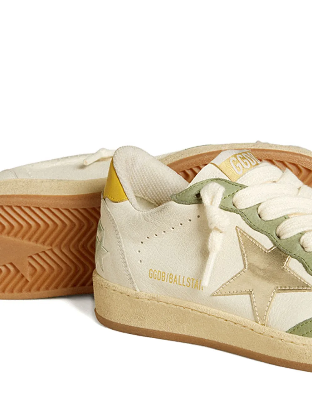 Golden Goose Ballstar leather sneakers Neutrals