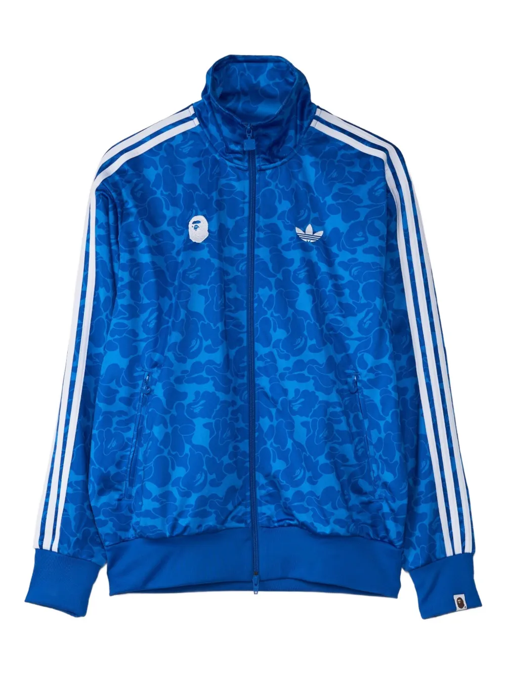 Adidas Originals Camouflage-print Firebird Jacket In Multi