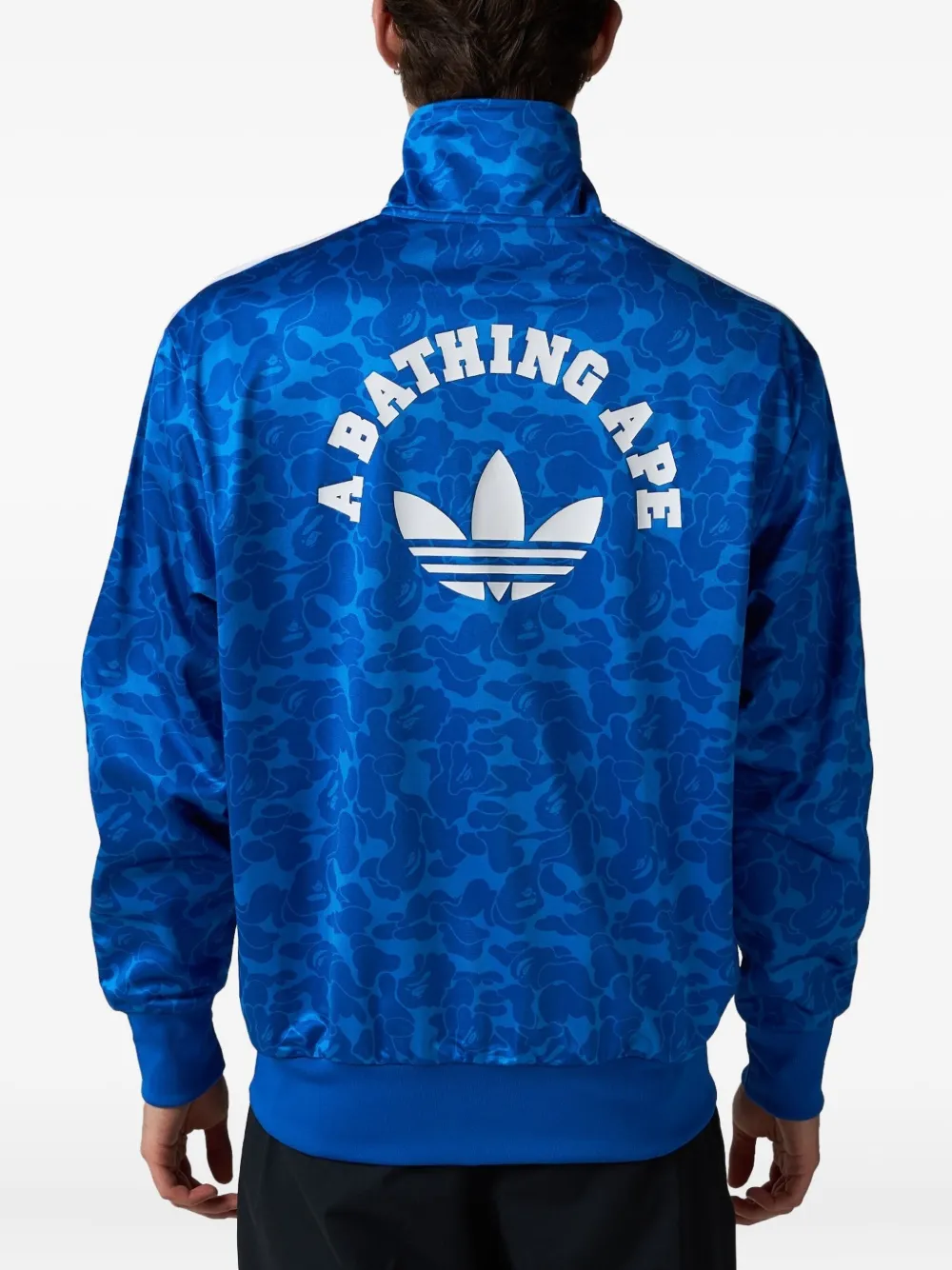 Adidas Originals Camouflage-print Firebird Jacket In Multi