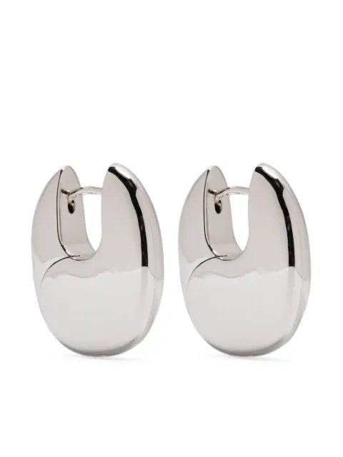 Tom Wood medium Pebble sterling-silver earrings