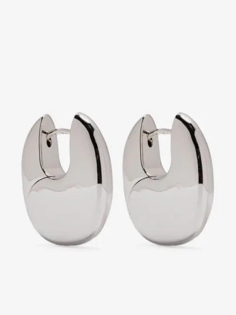 Tom Wood medium Pebble sterling-silver earrings