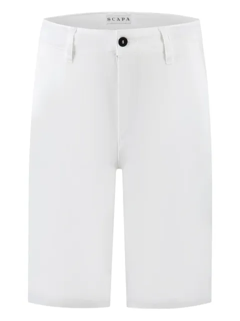 Scapa button-fastening twill shorts