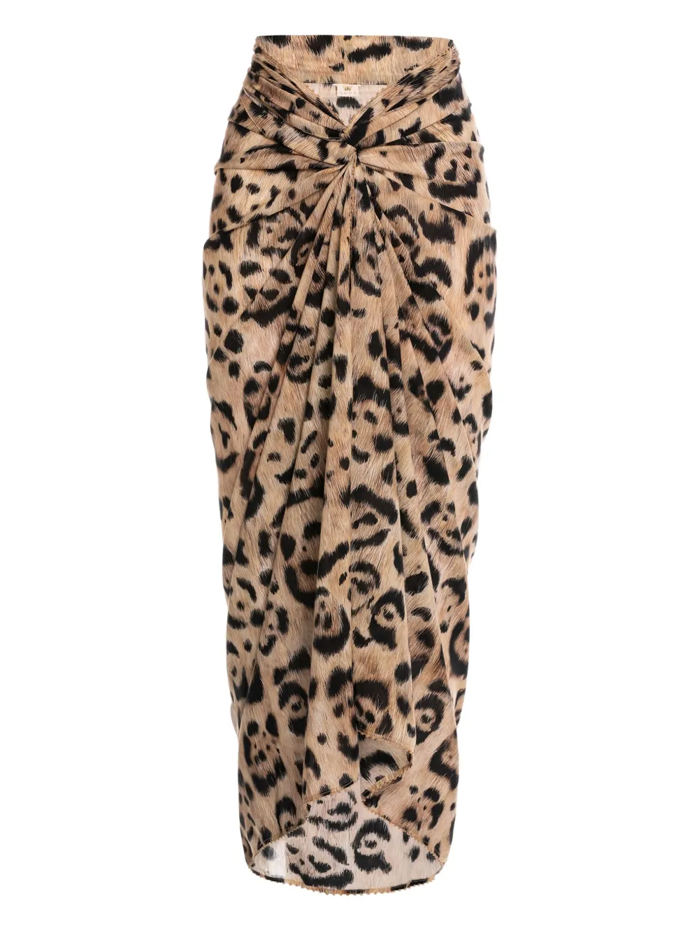 Agua By Agua Bendita Kaftan mit Leoparden-Print - Nude
