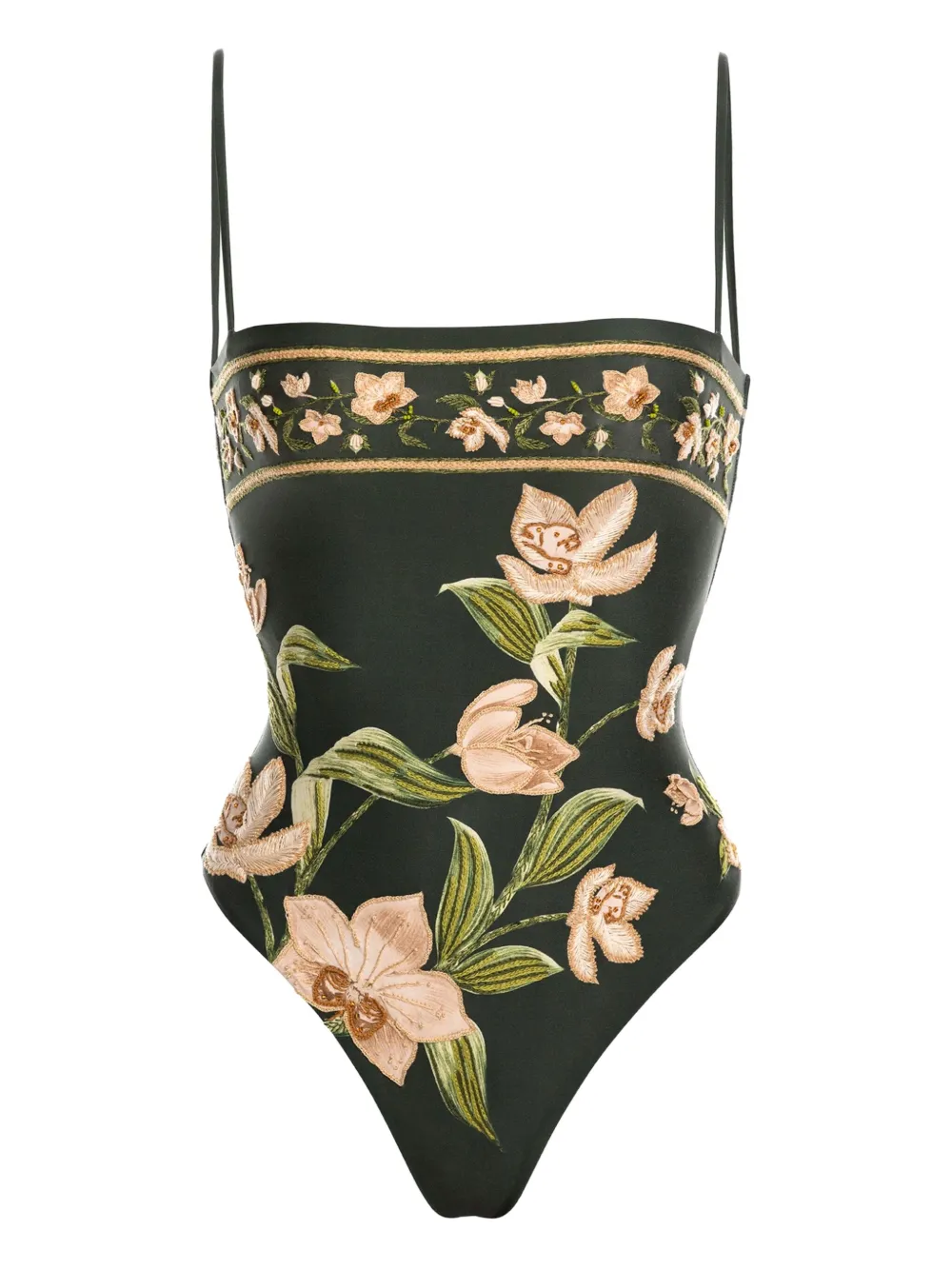 Agua By Agua Bendita Floral-print Swimsuit In Multi