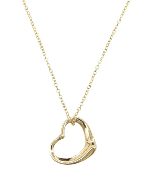 Tiffany & Co. Pre-Owned 2010-2025 18K Yellow Gold Small Elsa Peretti Open Heart Pendant necklace