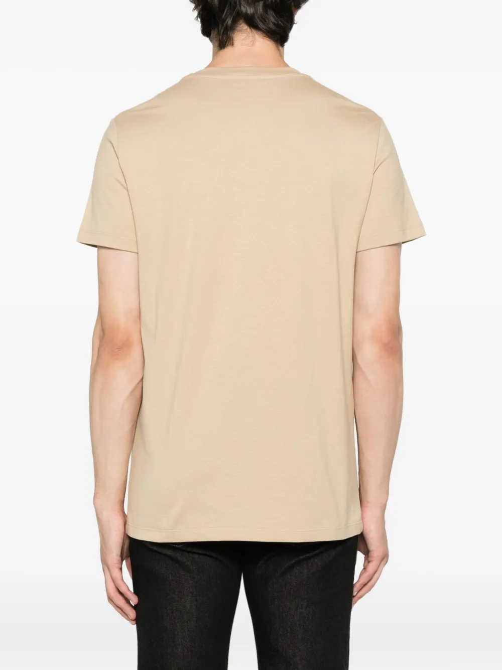 Balmain T-shirt met logodetail Beige
