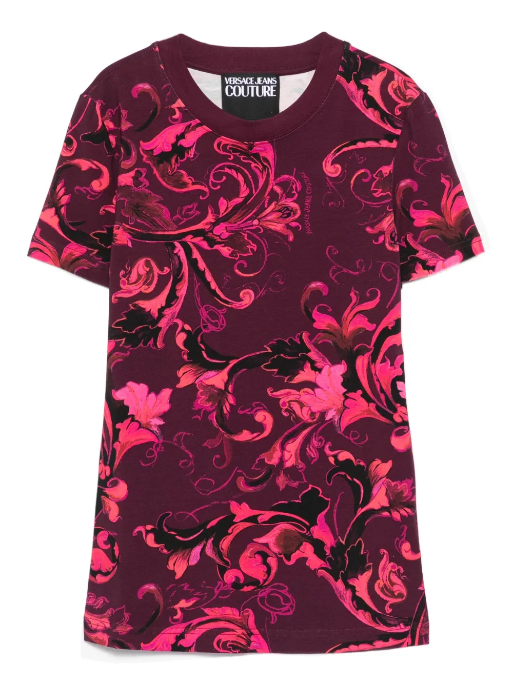 Versace Jeans Couture T-shirt met print Paars