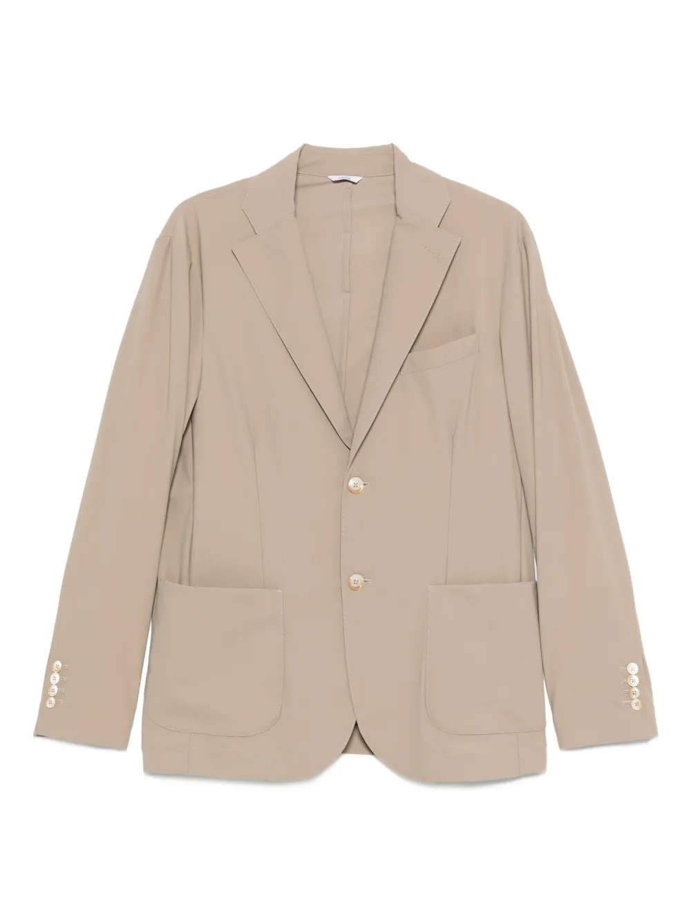 patch-pocket buttoned blazer
