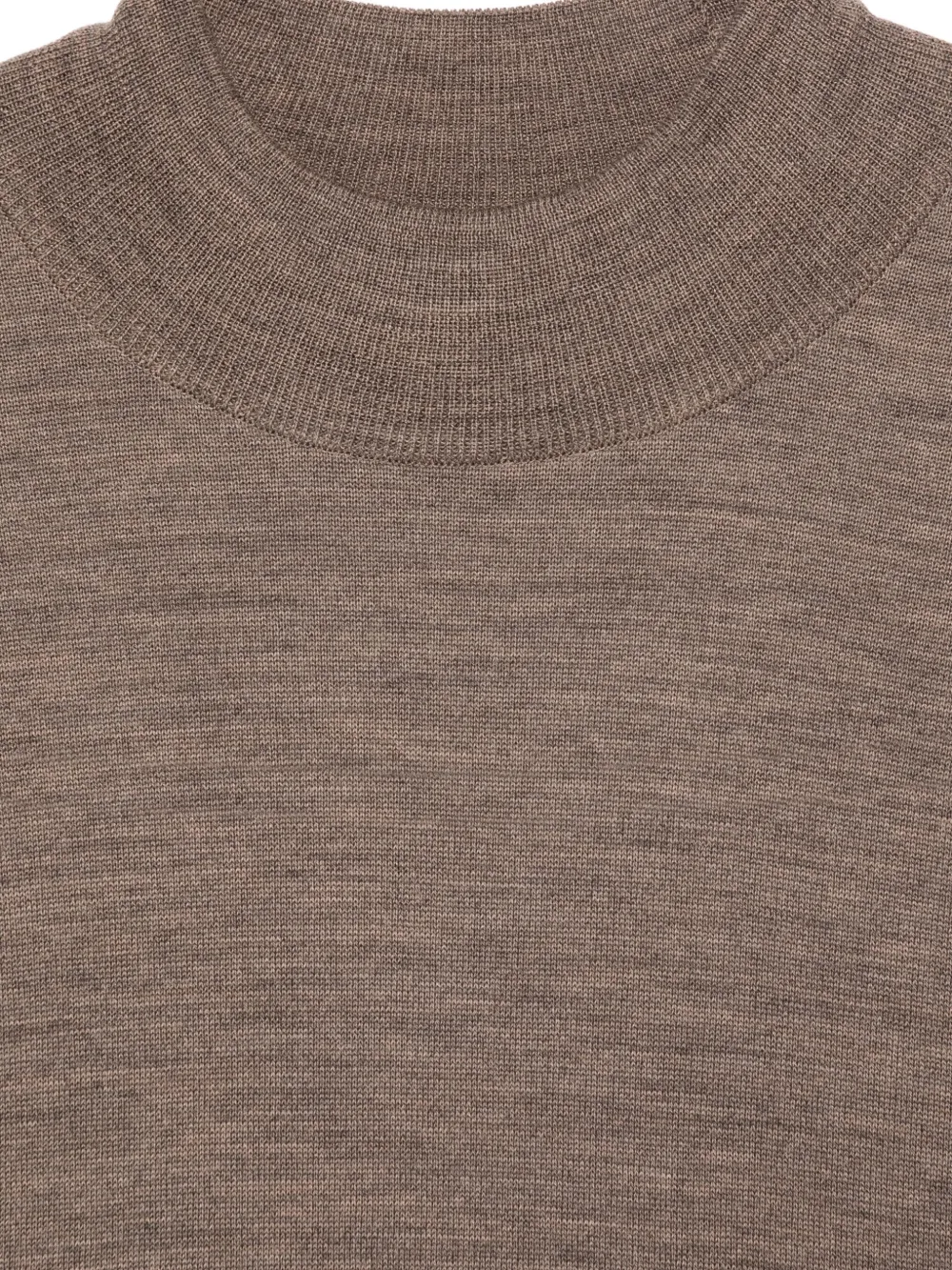 John Smedley Trui met hoge hals Bruin