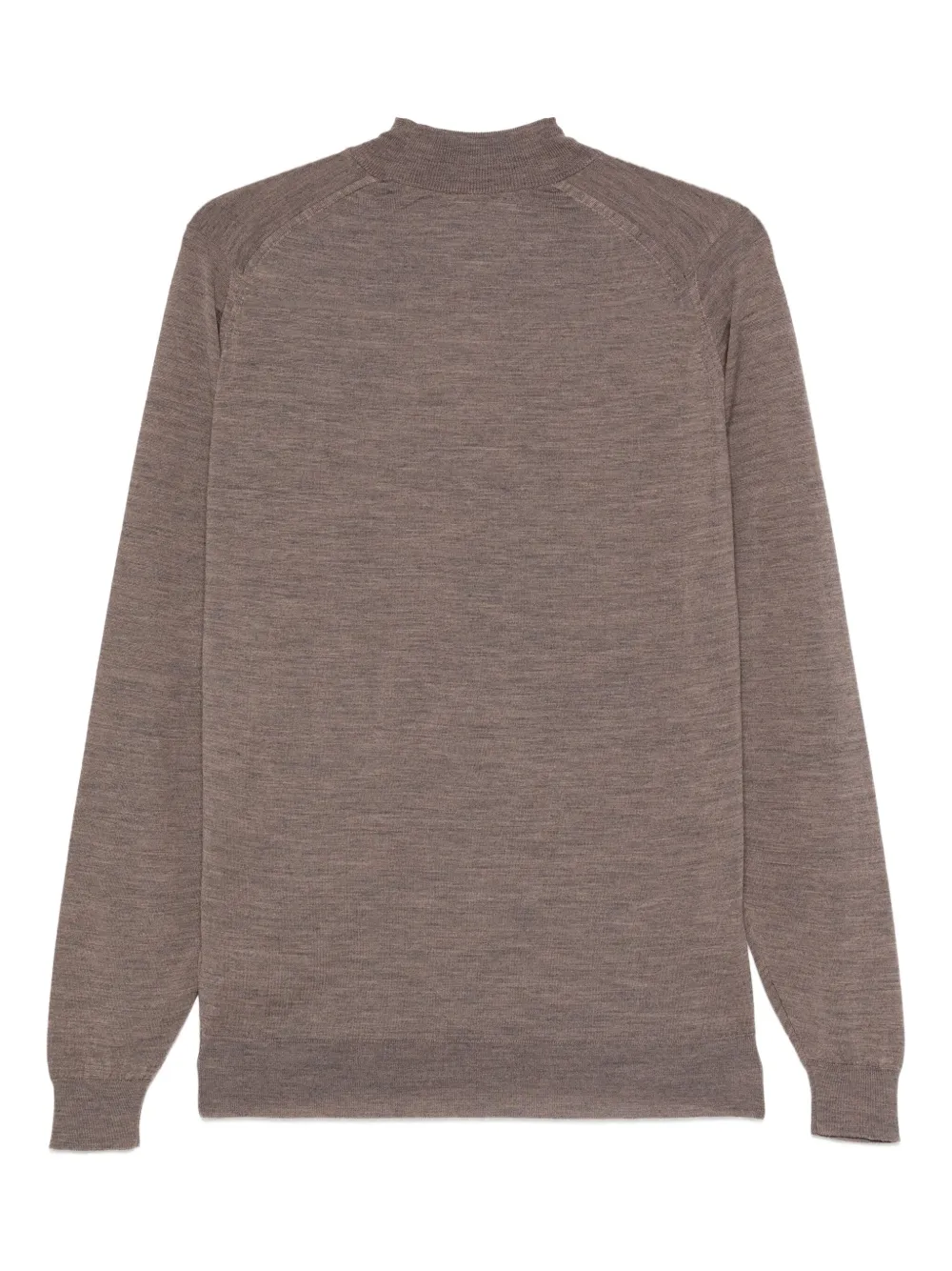 John Smedley Trui met hoge hals - Bruin