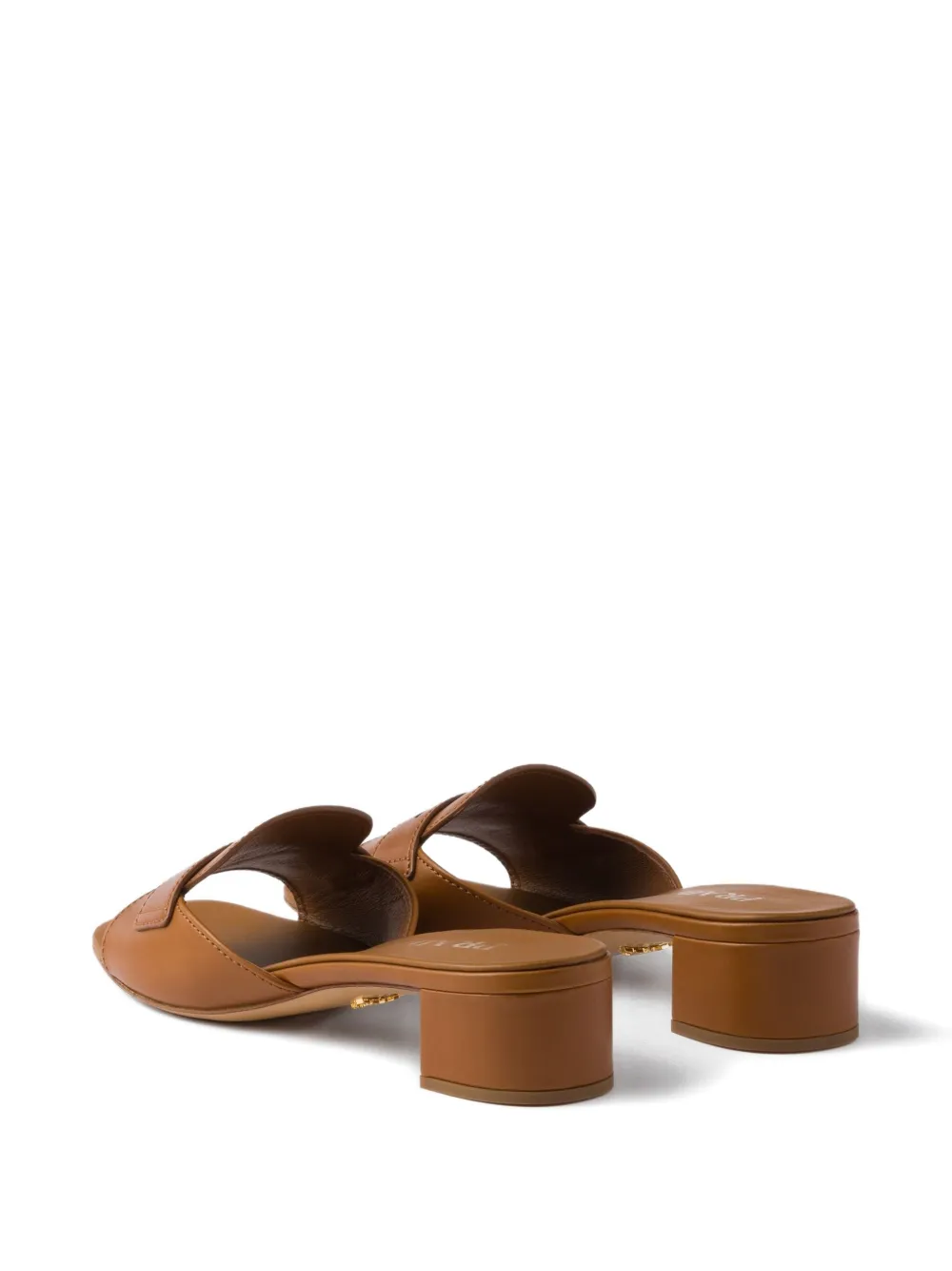 Prada leather sandals Brown