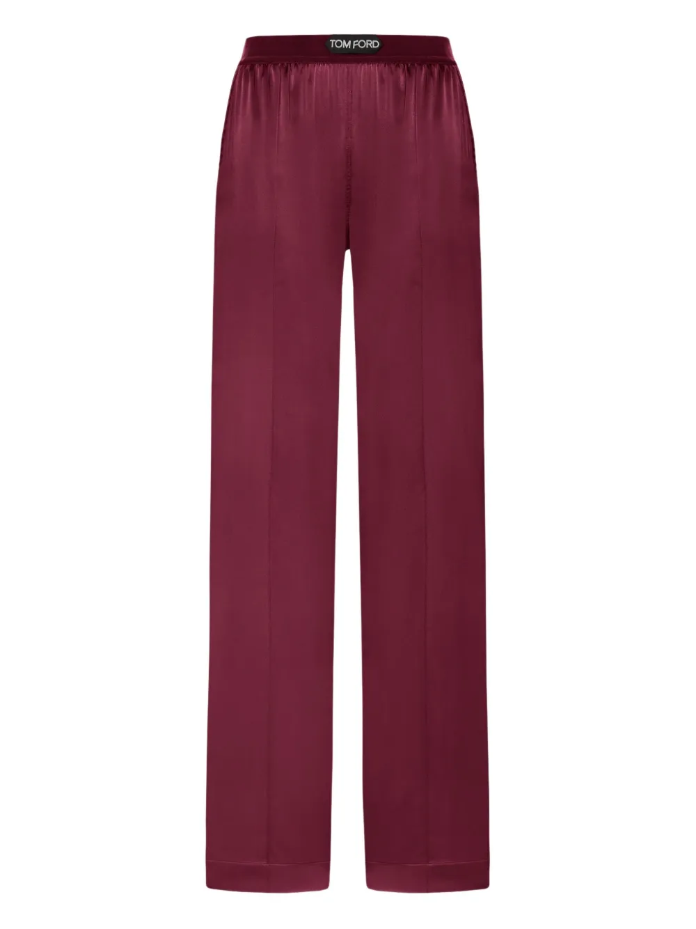 TOM FORD satin trousers Rood