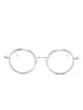Megane and Me Rachael round-frame glasses - Silver