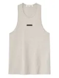 FEAR OF GOD ESSENTIALS logo-plaque ""Heather Stone"" tank top - Grey