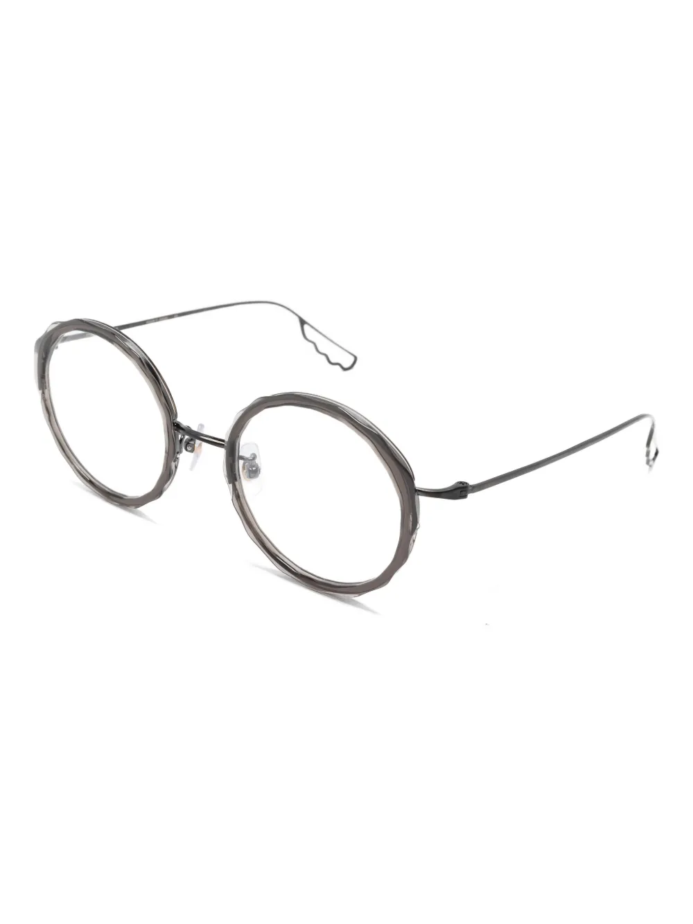 Megane and Me Gina zonnebril met rond montuur Zwart