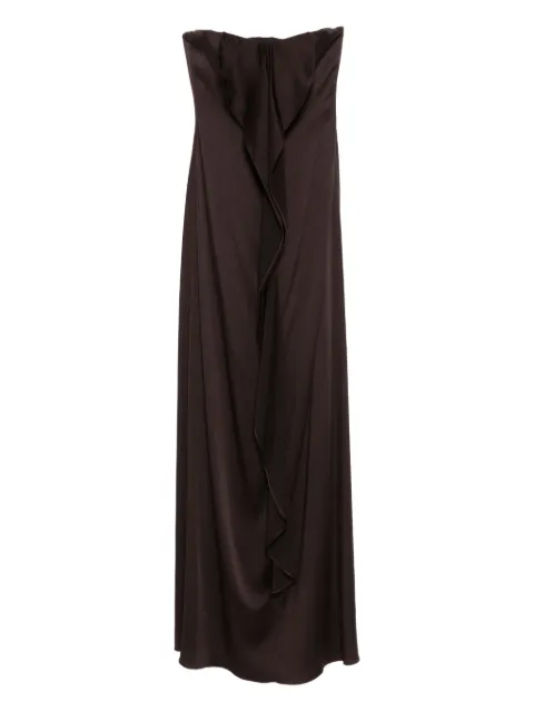 Amsale strapless dress