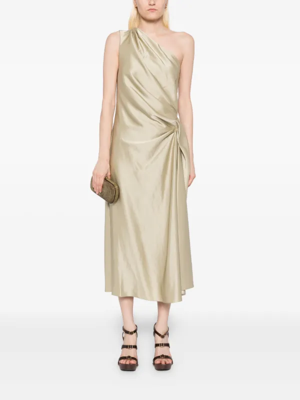 green emerald velvet dress Amsale Bridesmaid Dress Flo GB342S Sienna
