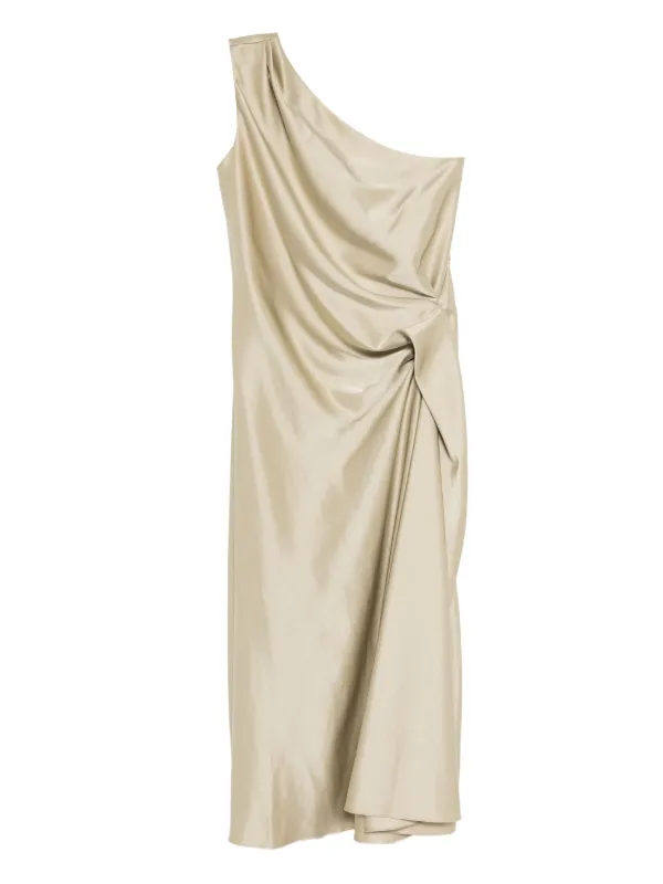 amsale draped one shoulder dress One Shoulder Drape Gown  Amsale