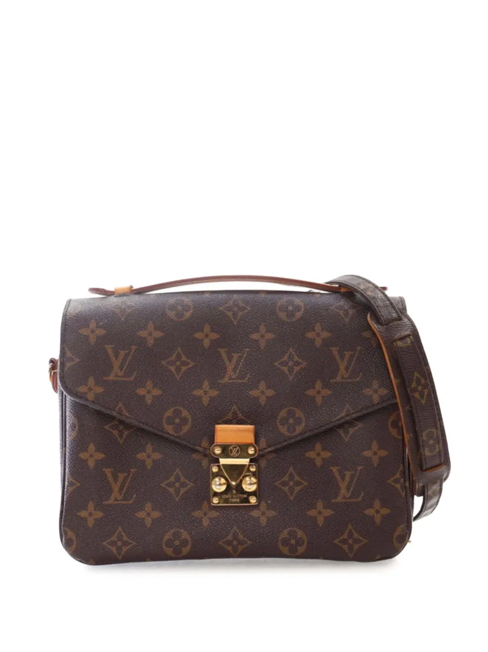 Louis Vuitton Pre-Owned 2014 Monogram Pochette Metis satchel | Brown | Image 1