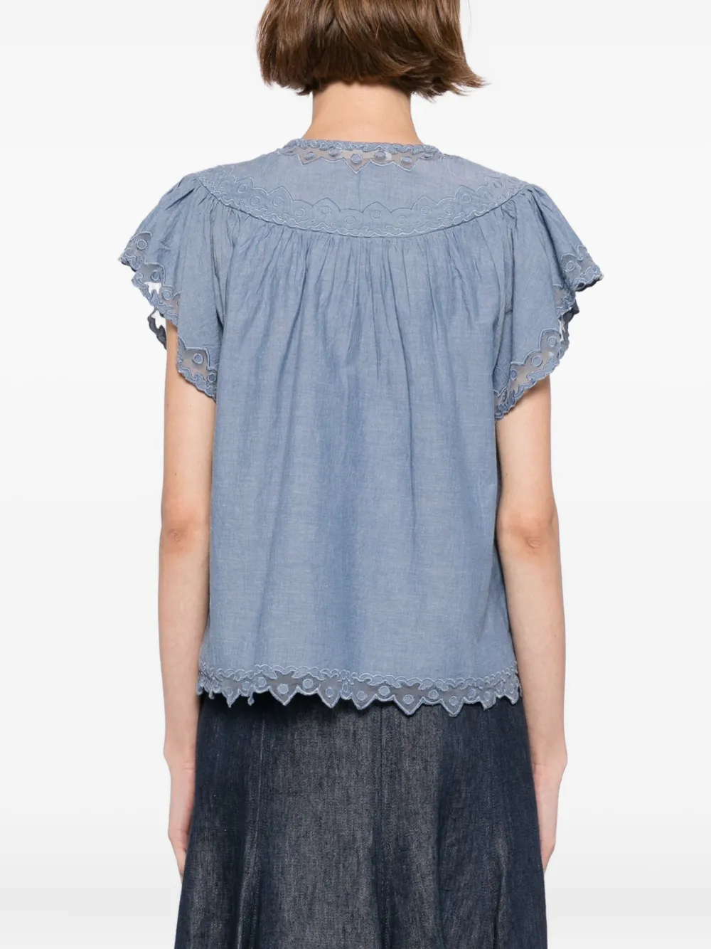 Ulla Johnson Effie top Blauw