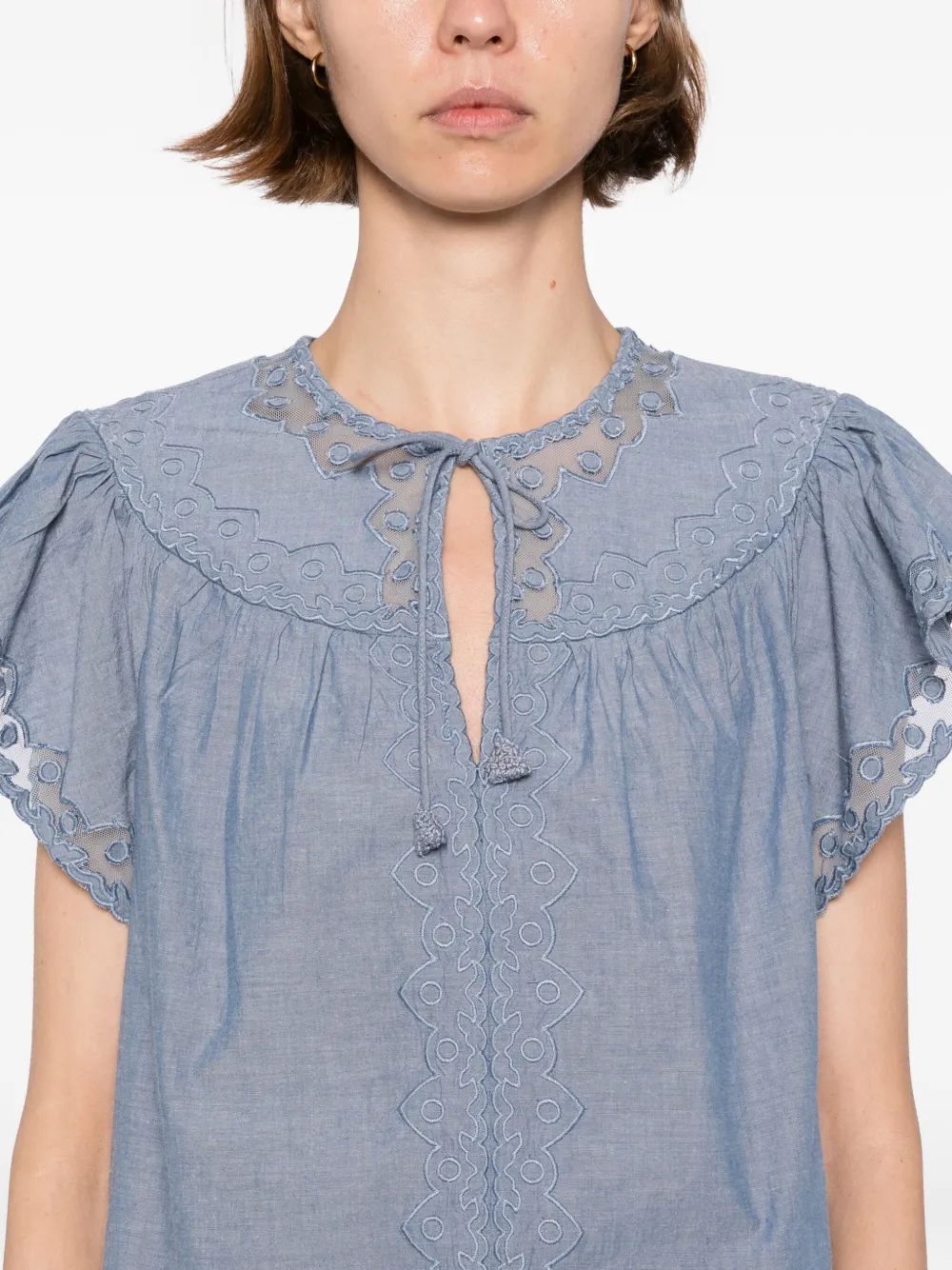Ulla Johnson Effie top Blauw