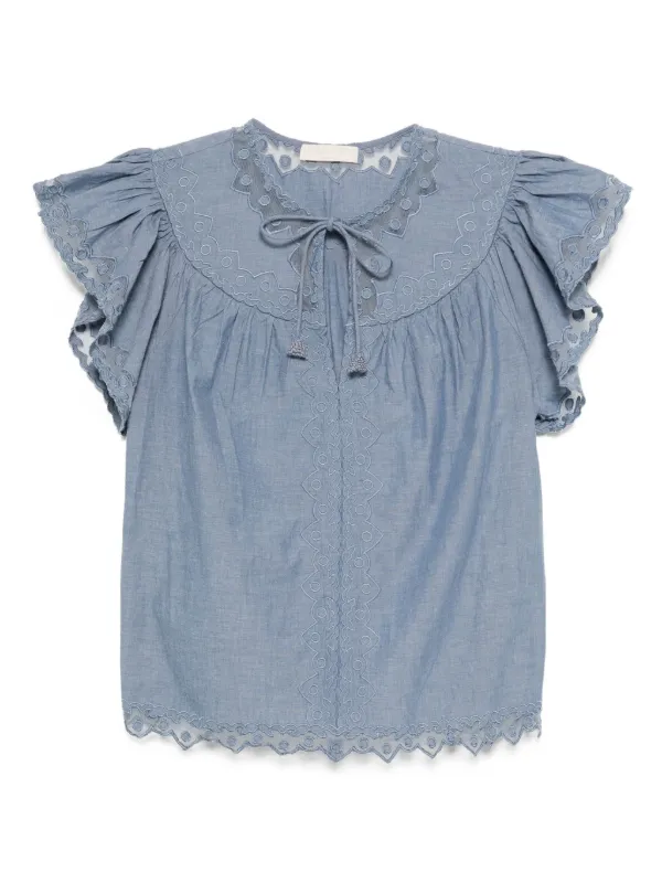 限定セール★ULLA JOHNSON リボン リブトップス 送料・関税込み org.jpg