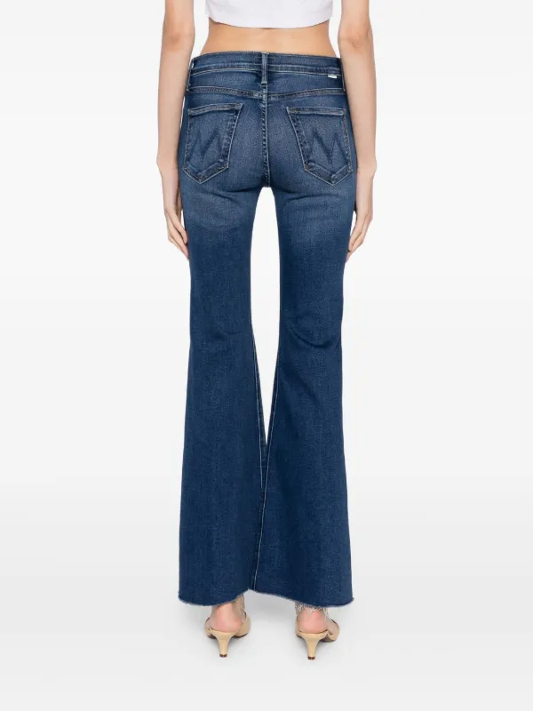 MOTHER Lil Doozy Fray Jeans | Blue | FARFETCH
