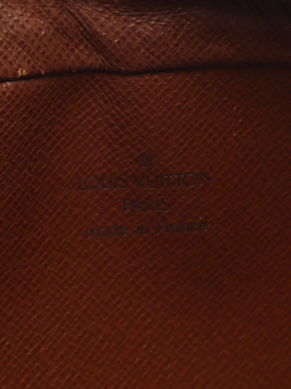 Pre-owned Louis Vuitton 2002 Monogram Pochette Marly Bandouliere Crossbody Bag In Brown