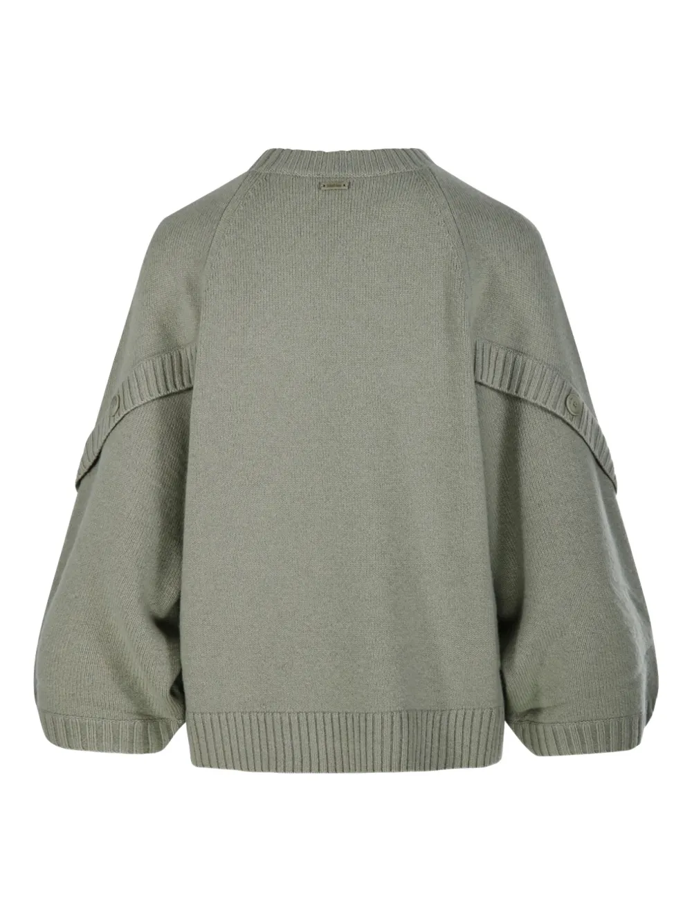 Max Mara button-cuff balloon-sleeve sweater | Knitted Sweaters | Image 2