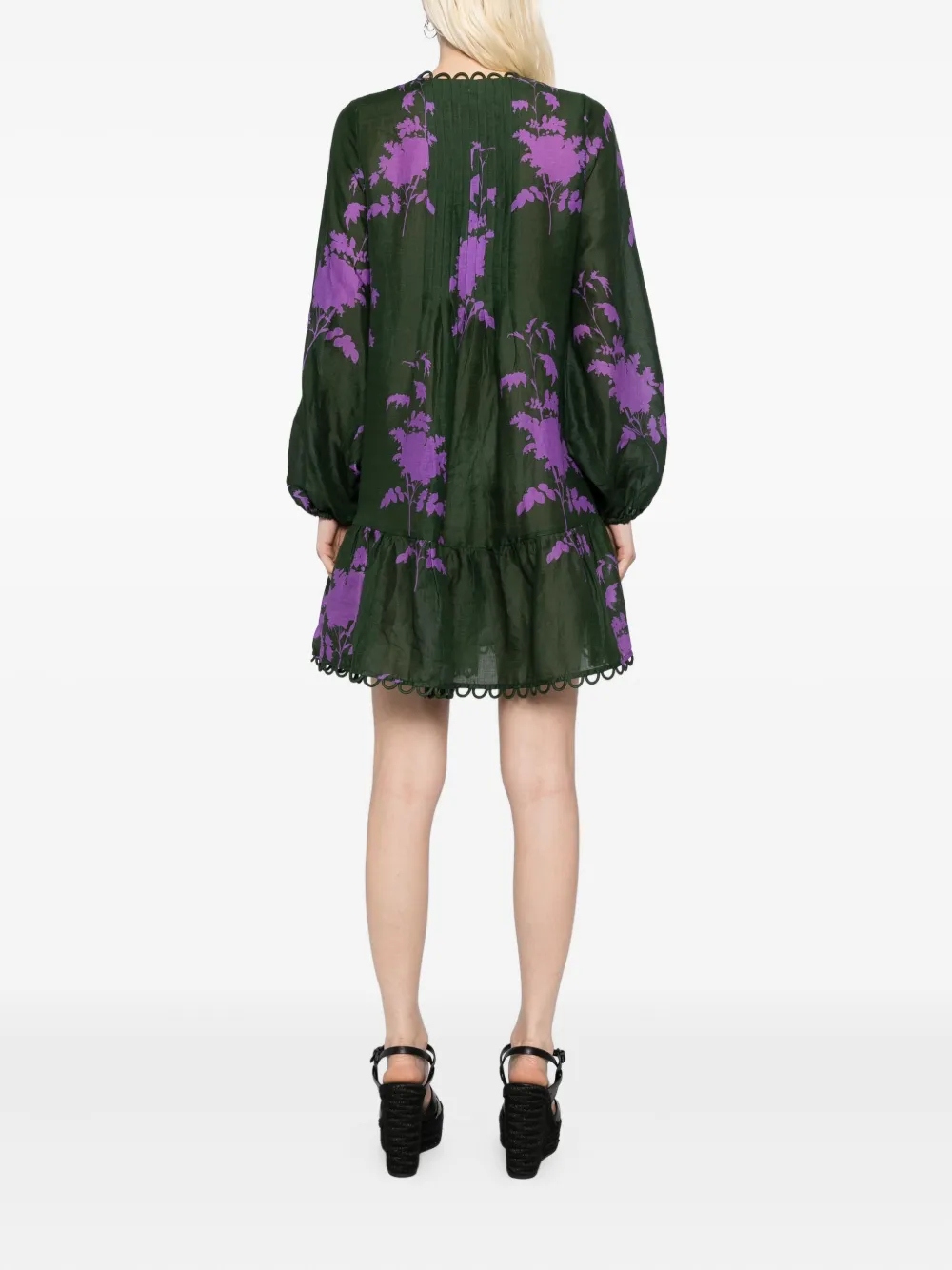 Cynthia Rowley Sorrento jurk Groen