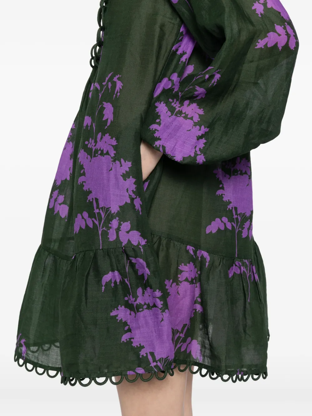 Cynthia Rowley Sorrento jurk Groen