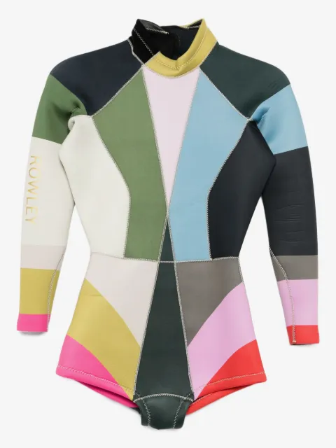 Cynthia Rowley traje de baño con diseño color block