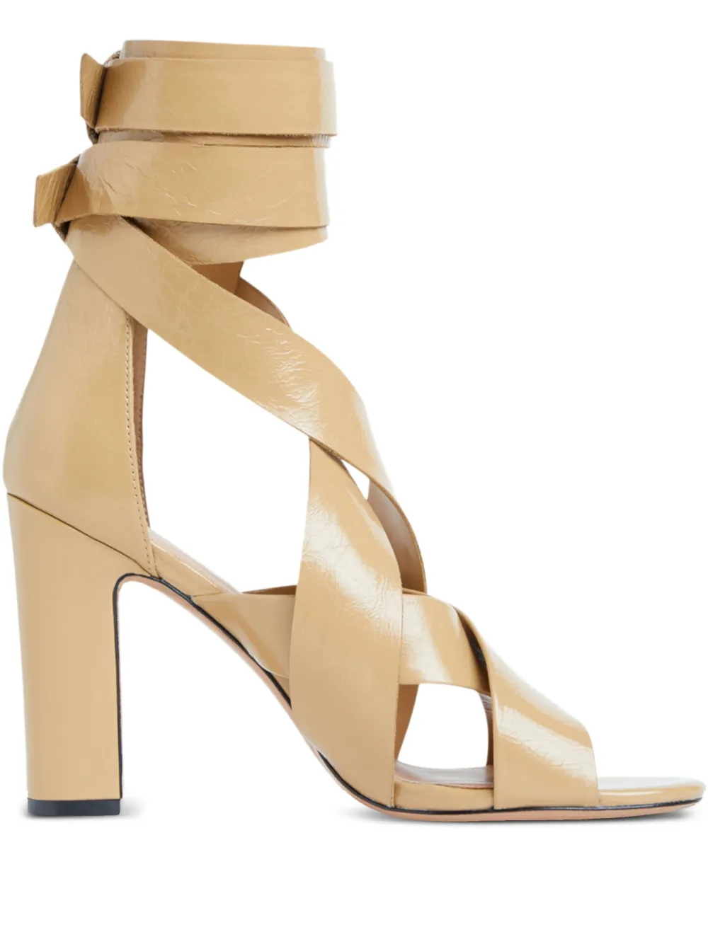 Cynthia Rowley Sandali in pelle con tacco 100mm - Toni neutri