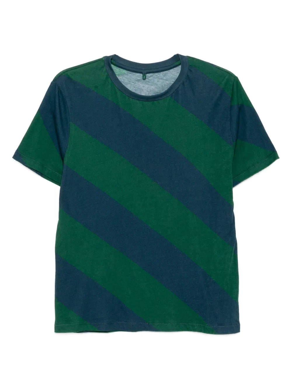 Cynthia Rowley Drew Striped T-shirt In Green