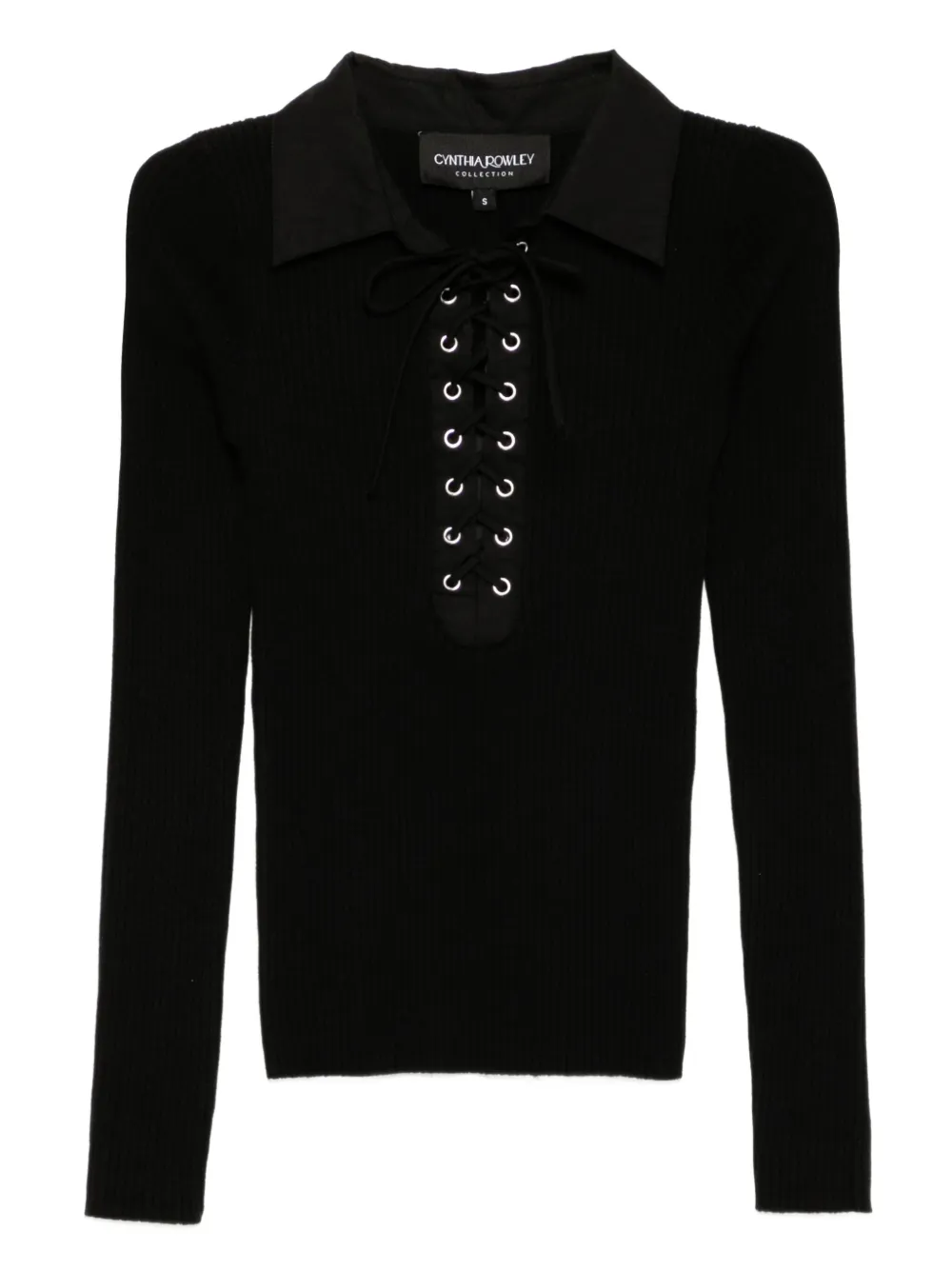 Cynthia Rowley UES knitted top | Black | Image 1